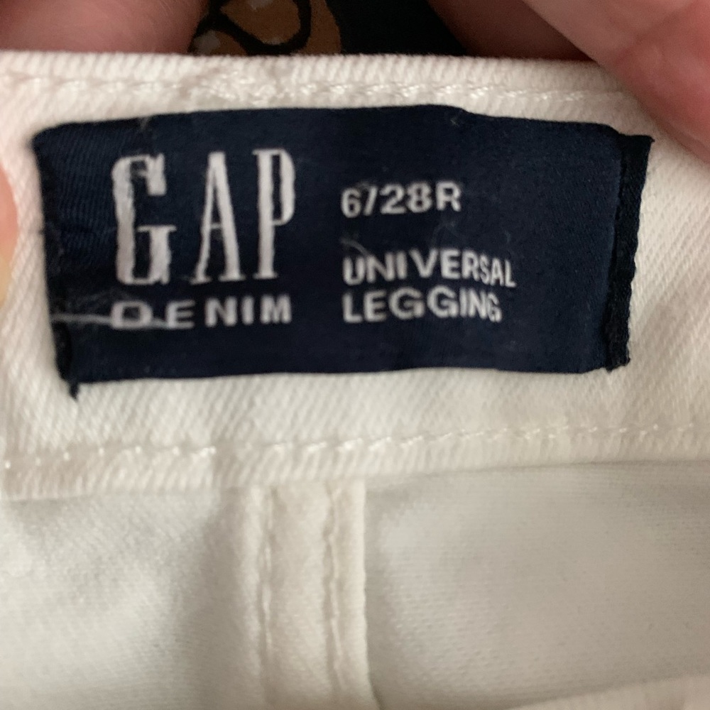 Gap Women’s White Universal Leggings Size 6/28R - Picture 3 of 5